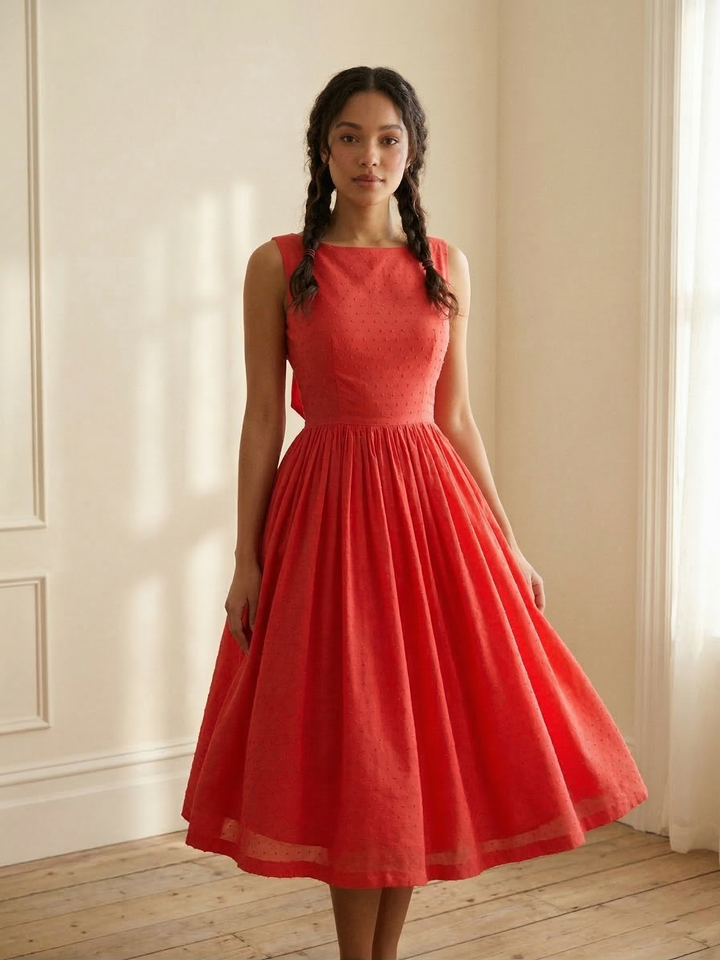 MTO - Madeline Dotted Swiss Dress