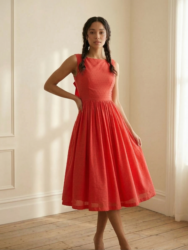 MTO - Madeline Dotted Swiss Dress