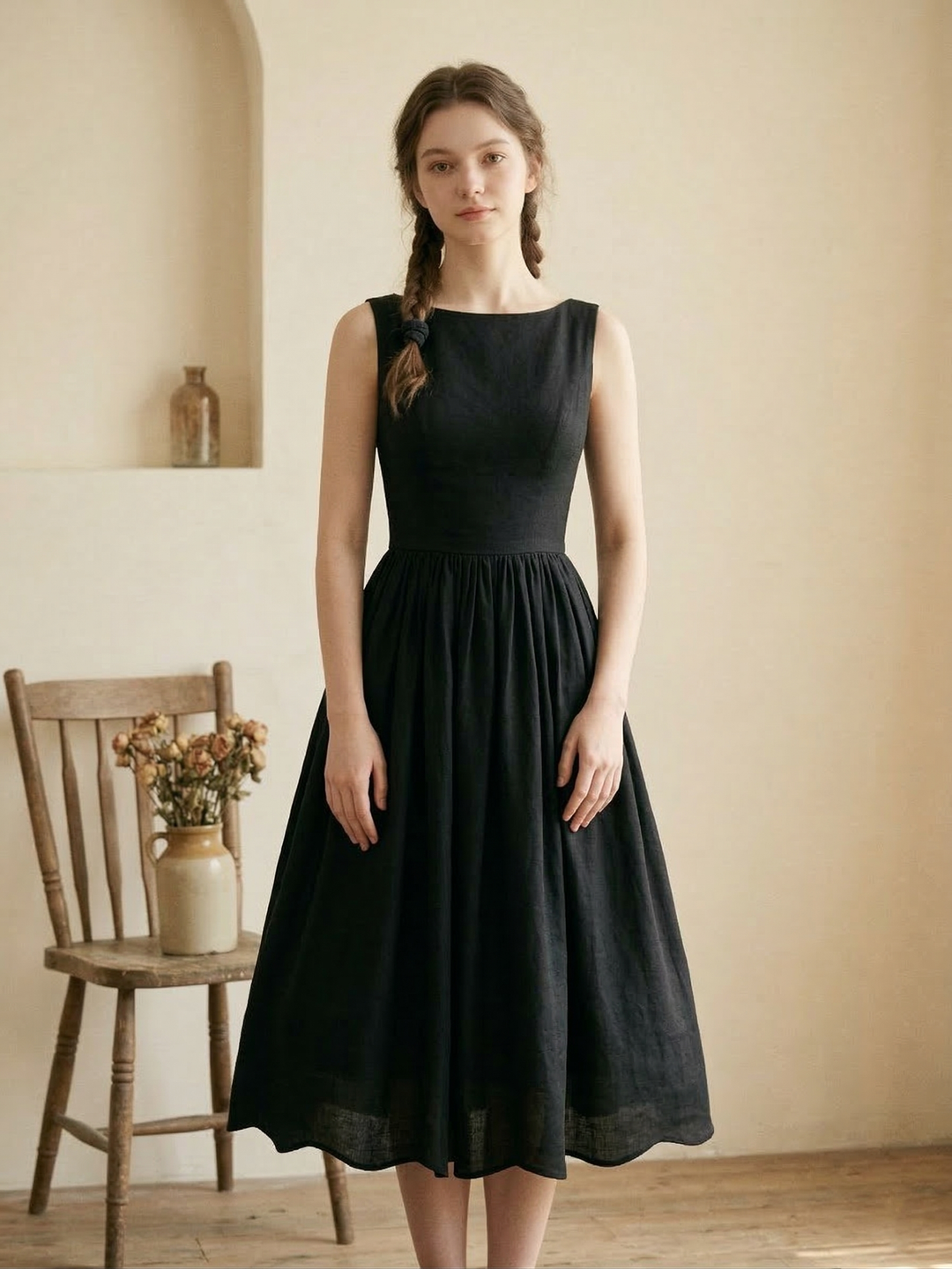 MTO - Madeline Linen Dress