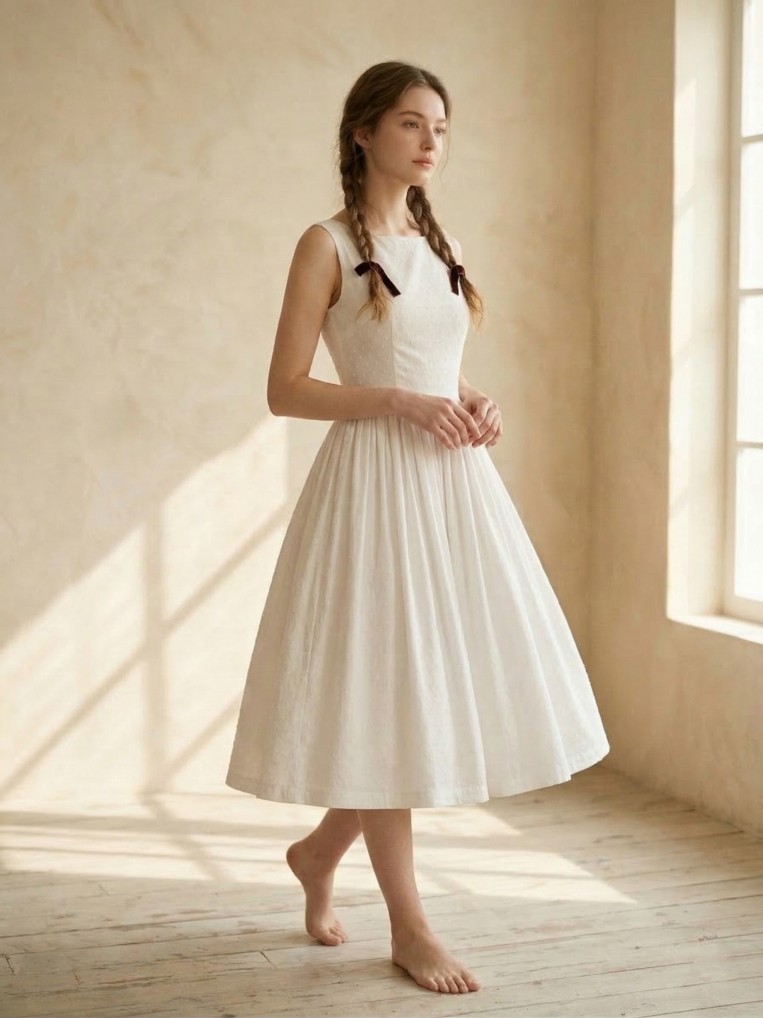 Madeline Dotted Swiss Dress