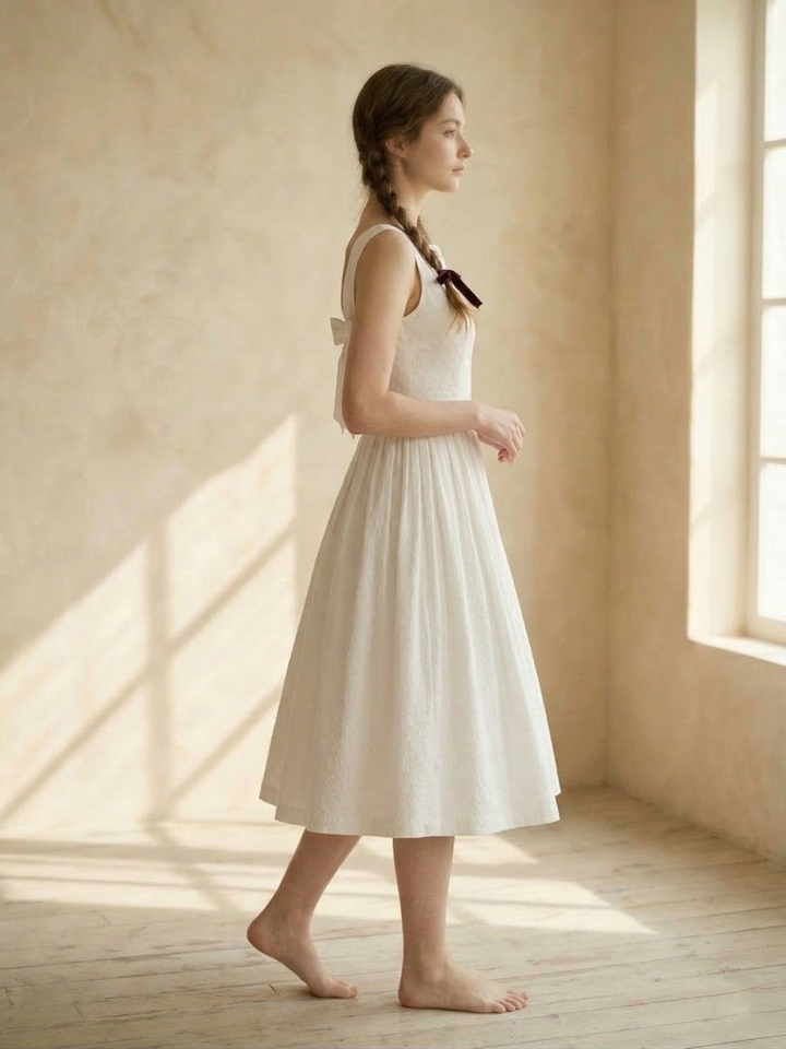 MTO - Madeline Dotted Swiss Dress