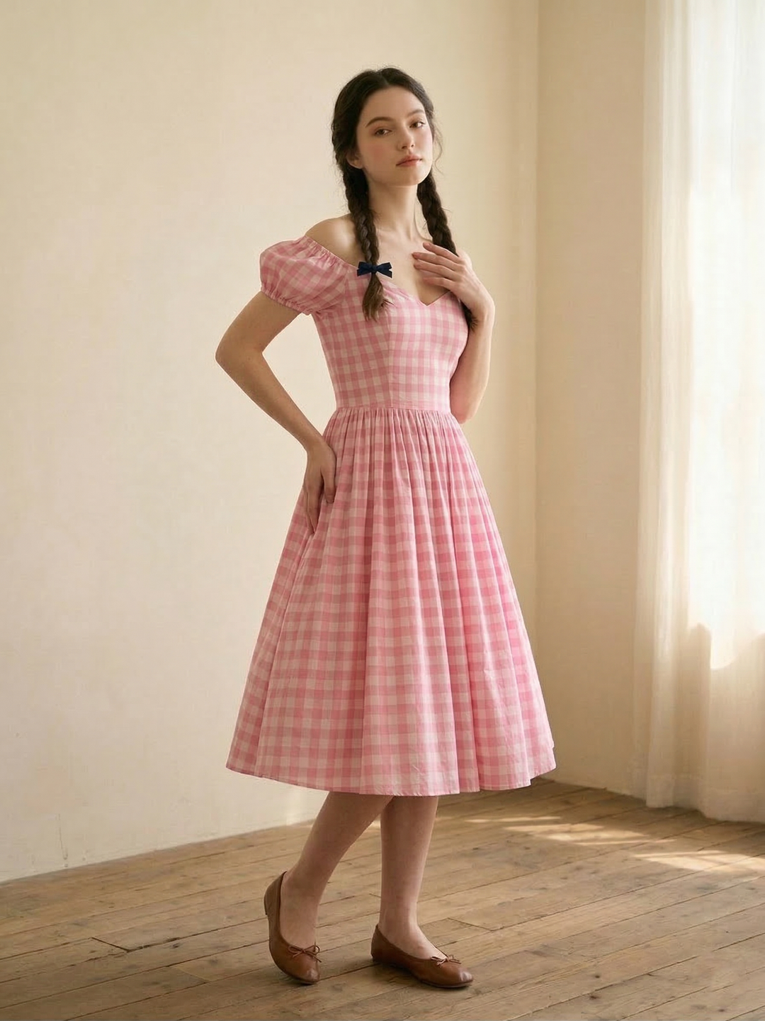 Margaret Gingham Dress