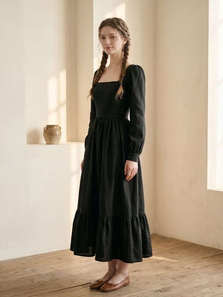 MTO - Mary Linen Dress