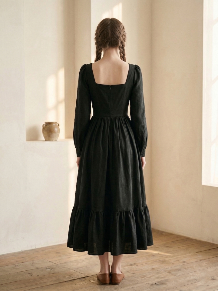MTO - Mary Linen Dress