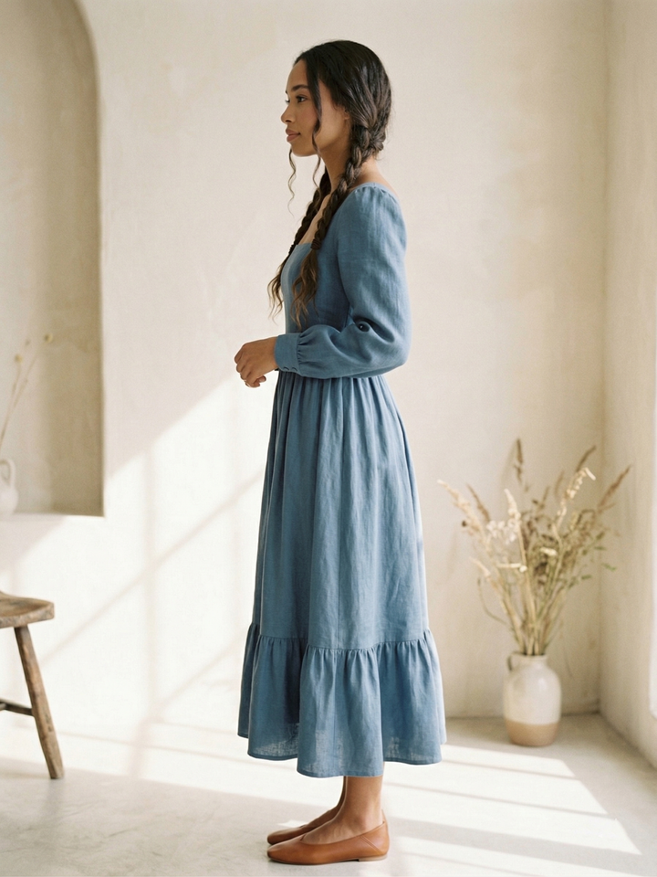 MTO - Mary Linen Dress