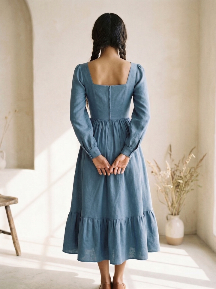 MTO - Mary Linen Dress