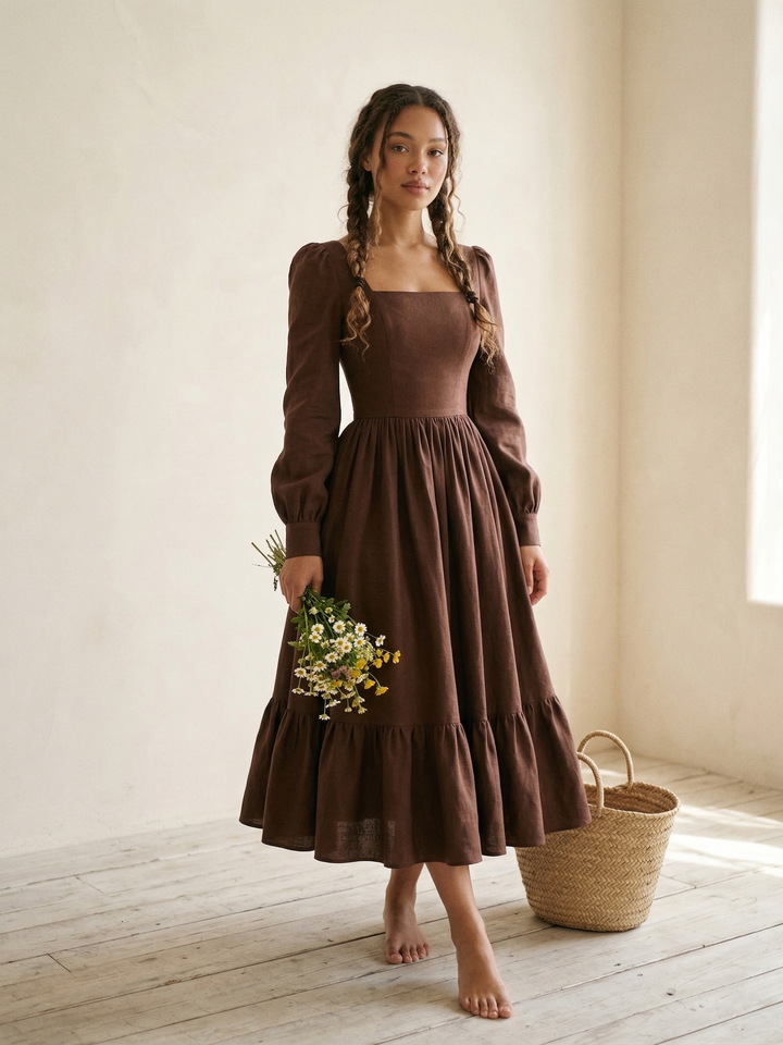 MTO - Mary Linen Dress