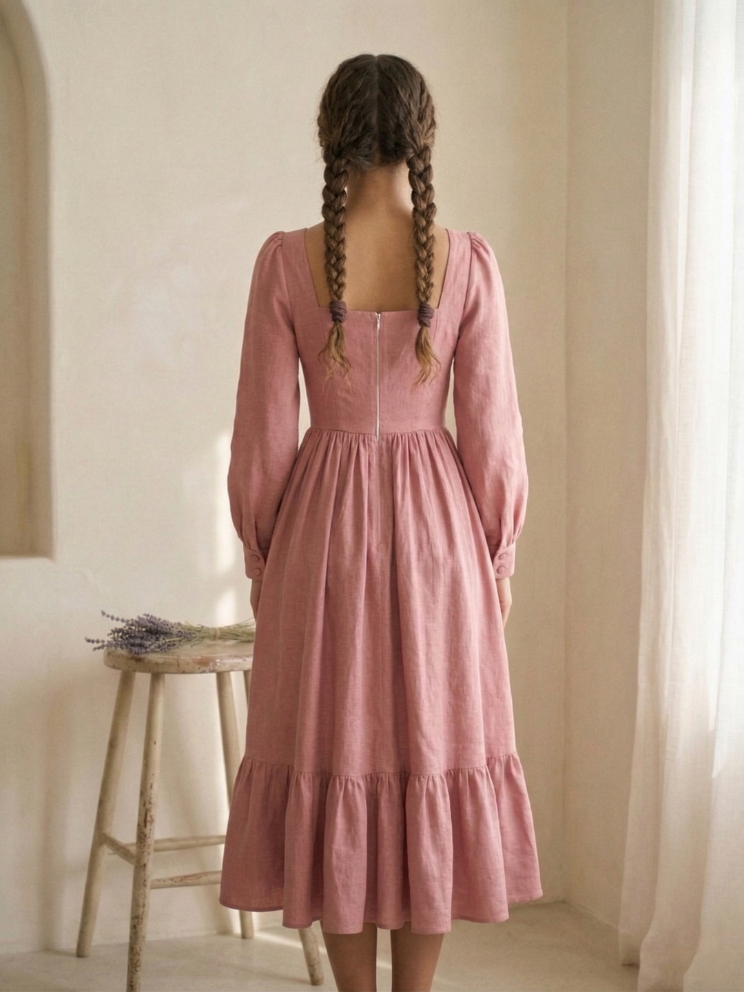 MTO - Mary Linen Dress