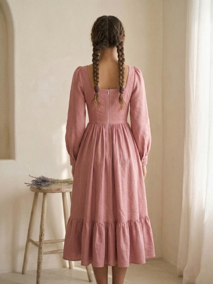 MTO - Mary Linen Dress