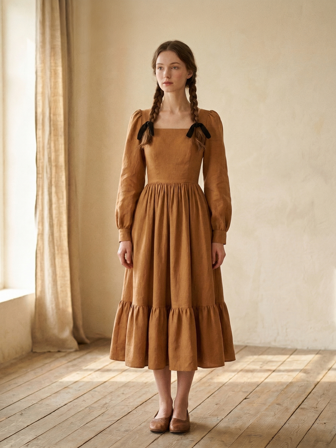 MTO - Mary Linen Dress