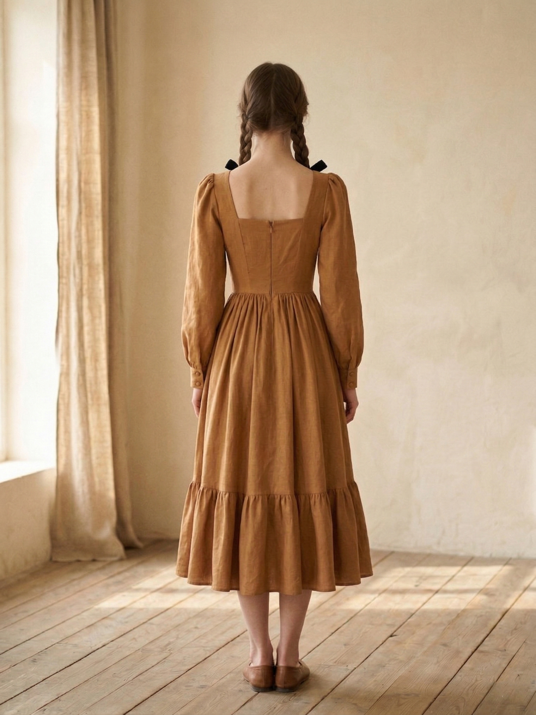 MTO - Mary Linen Dress