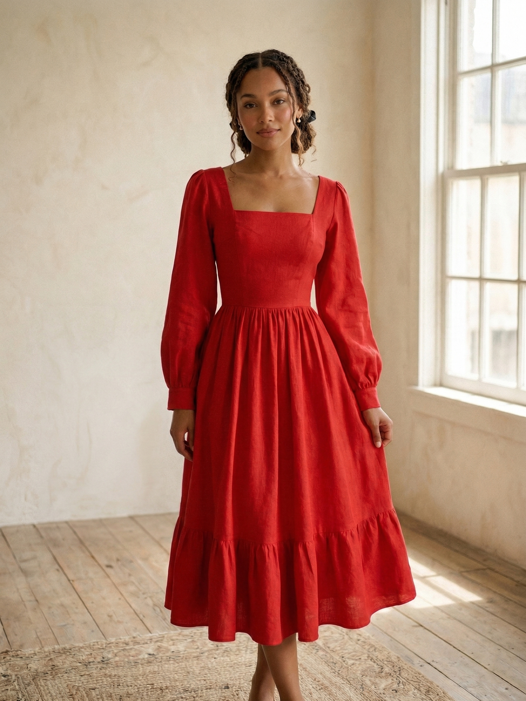 MTO - Mary Linen Dress