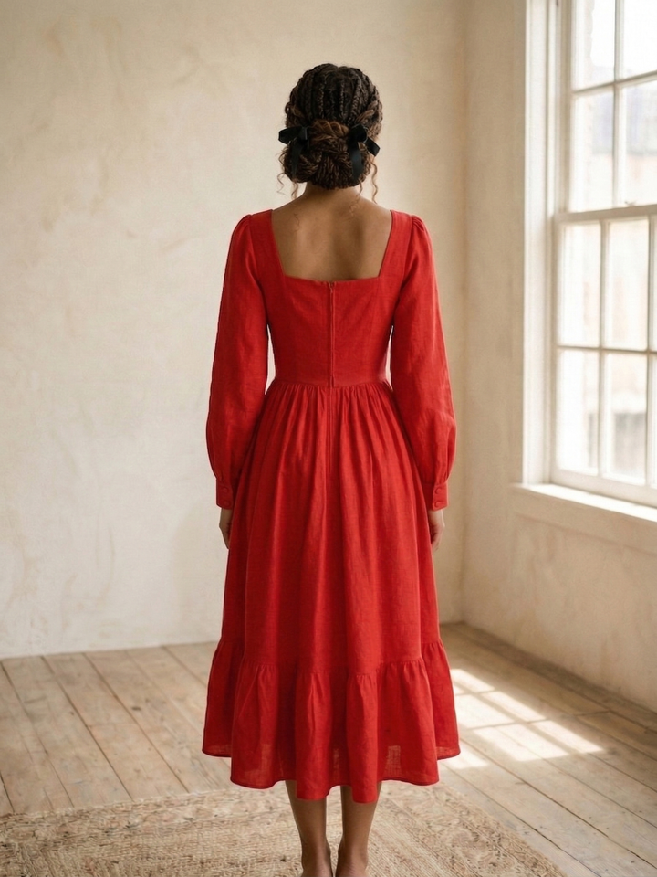 MTO - Mary Linen Dress