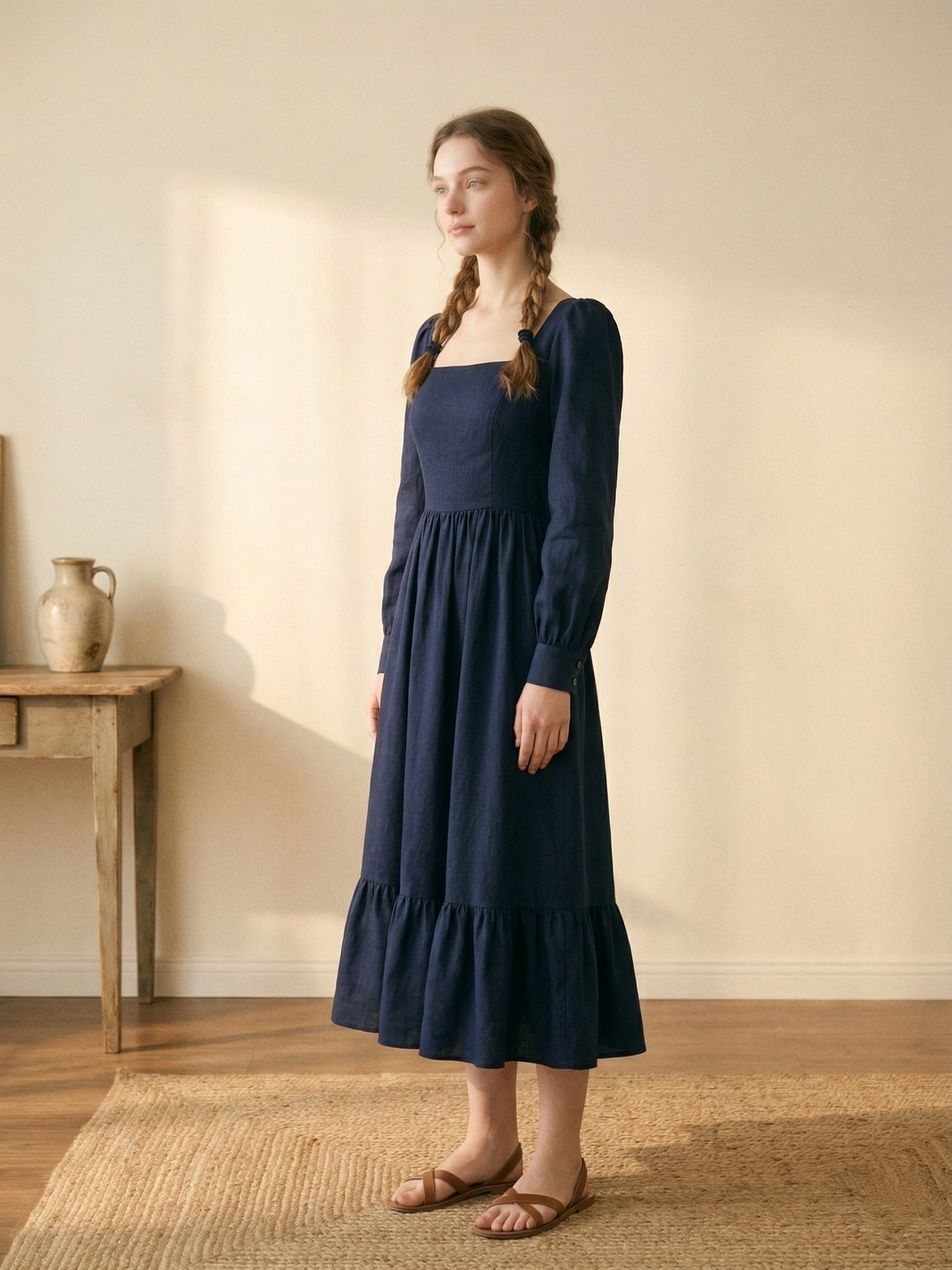 MTO - Mary Linen Dress