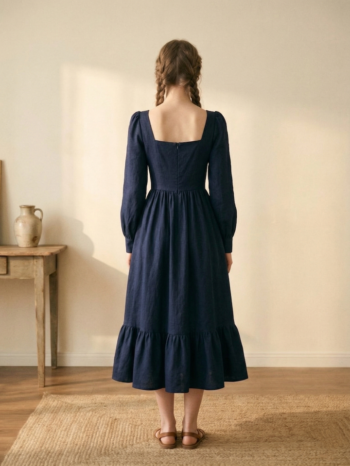 MTO - Mary Linen Dress