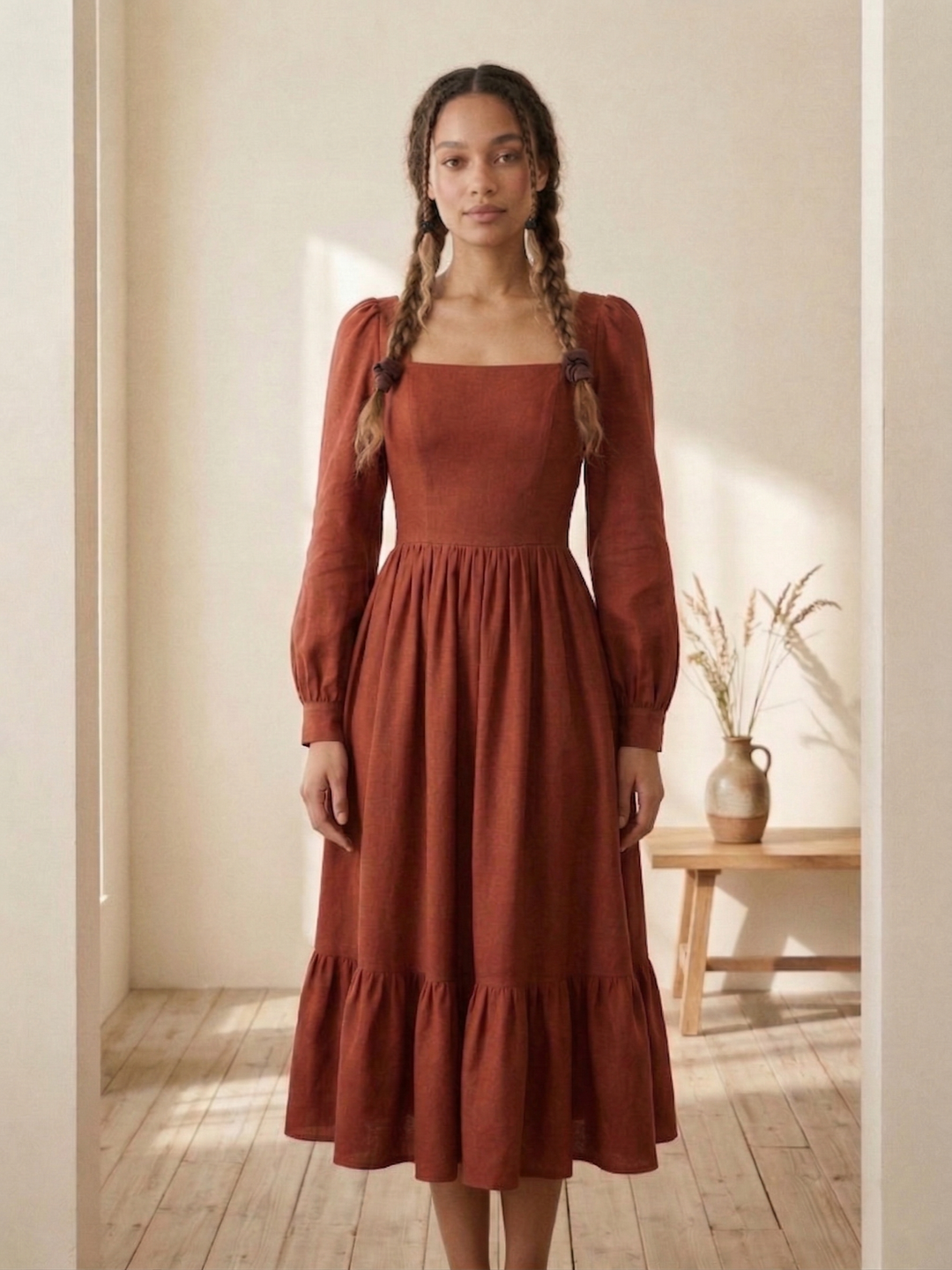 MTO - Mary Linen Dress
