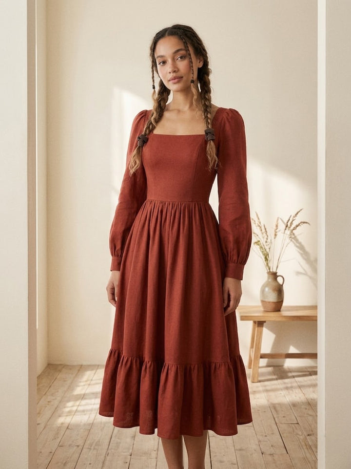 MTO - Mary Linen Dress