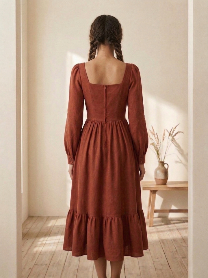 MTO - Mary Linen Dress