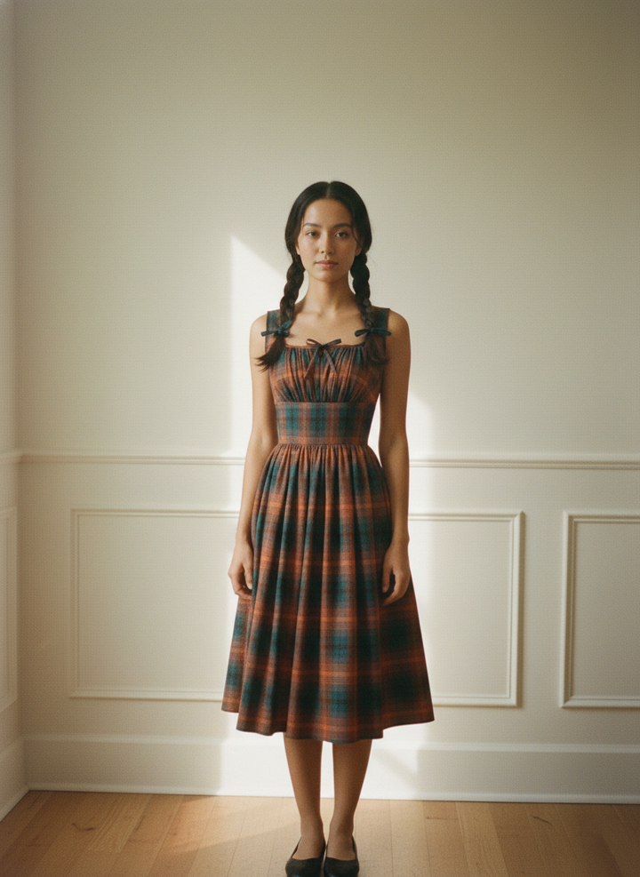 MTO - Michelle Plaid Dress