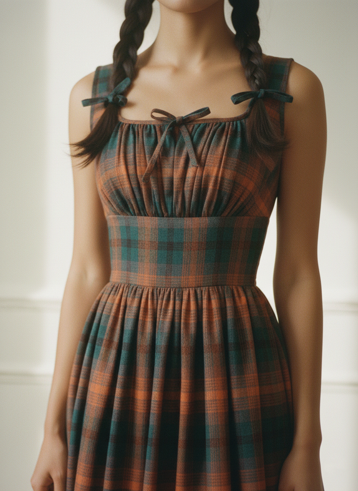 MTO - Michelle Plaid Dress
