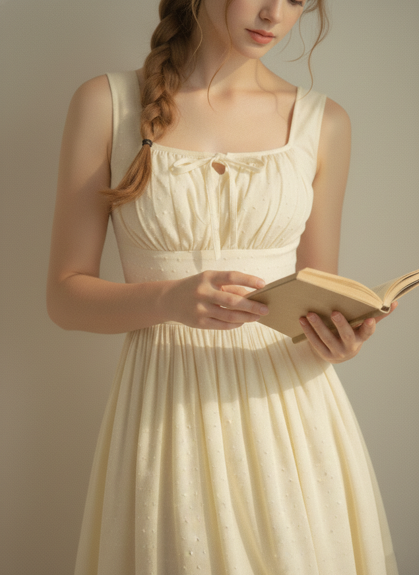 MTO - Michelle Dotted Swiss Dress