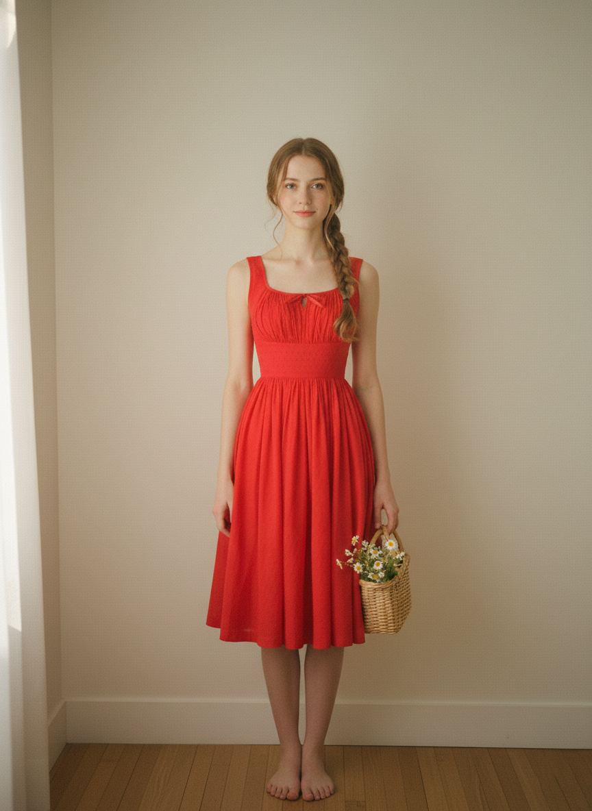 MTO - Michelle Dotted Swiss Dress