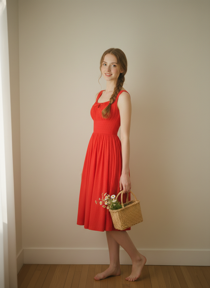 MTO - Michelle Dotted Swiss Dress