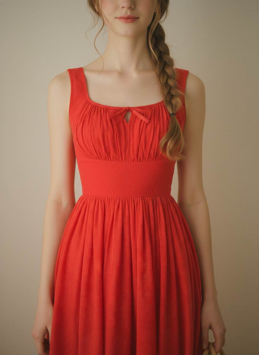 MTO - Michelle Dotted Swiss Dress