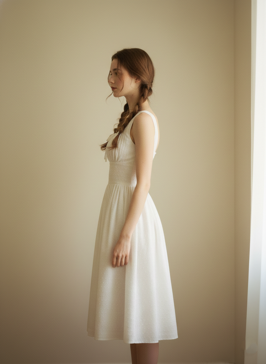 MTO - Michelle Dotted Swiss Dress