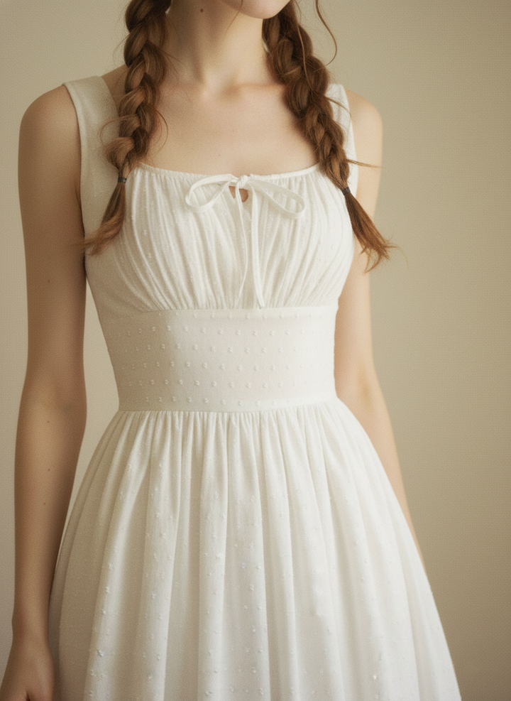 MTO - Michelle Dotted Swiss Dress