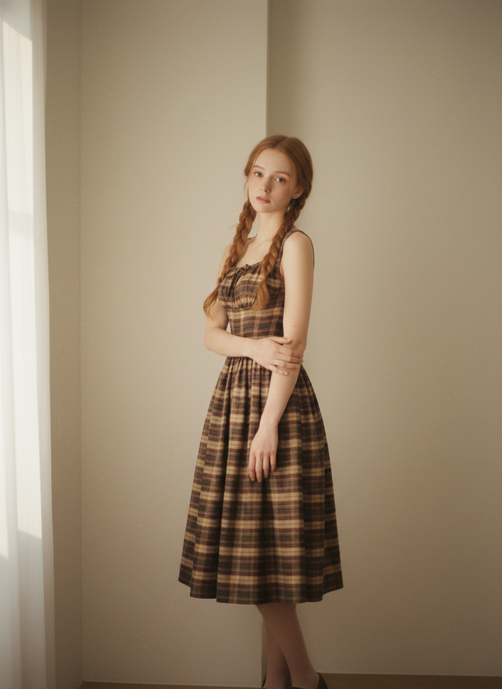 MTO - Michelle Plaid Dress