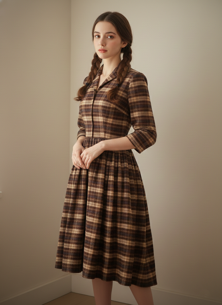 MTO - Natalie Plaid Dress