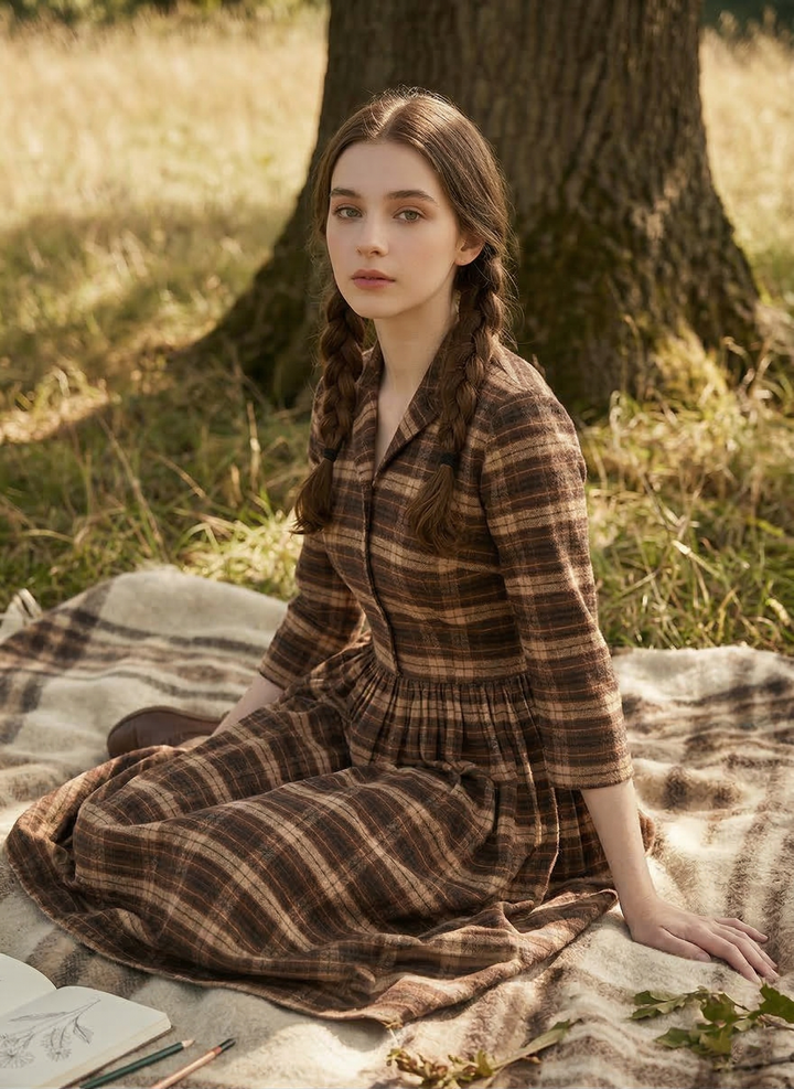 MTO - Natalie Plaid Dress