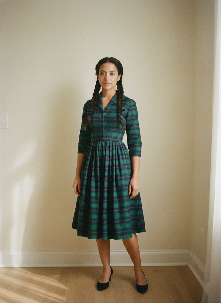 MTO - Natalie Plaid Dress