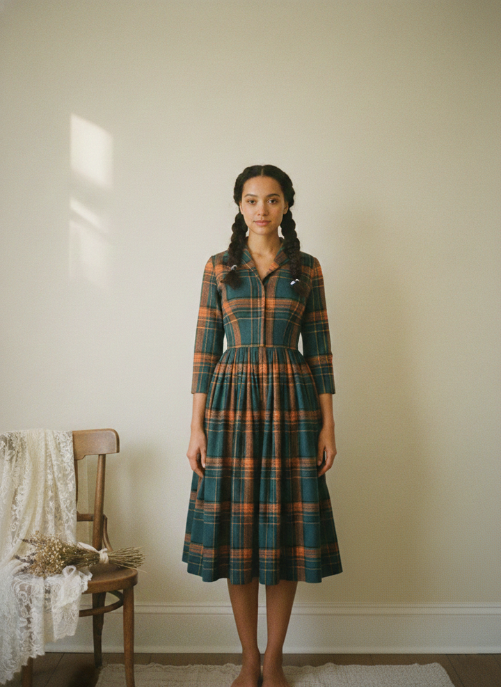 MTO - Natalie Plaid Dress