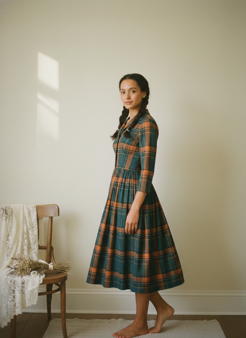 MTO - Natalie Plaid Dress
