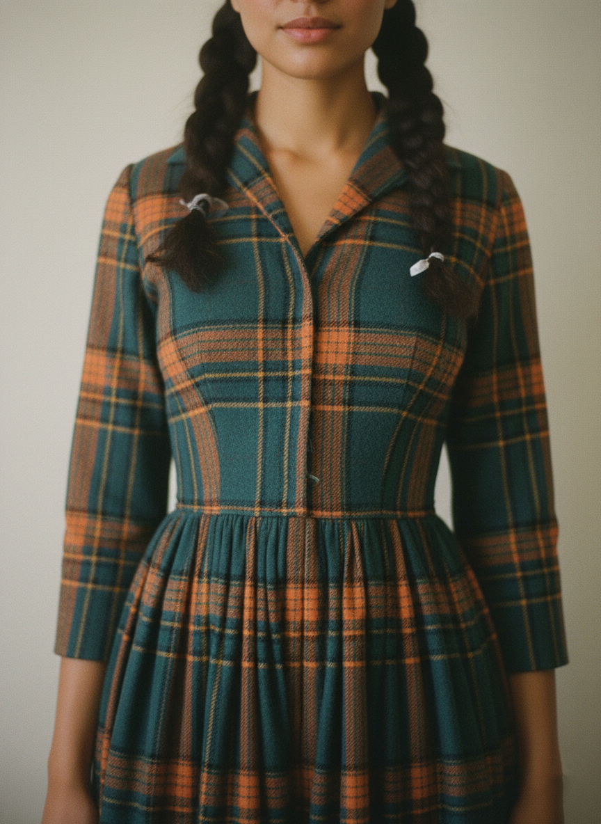 MTO - Natalie Plaid Dress