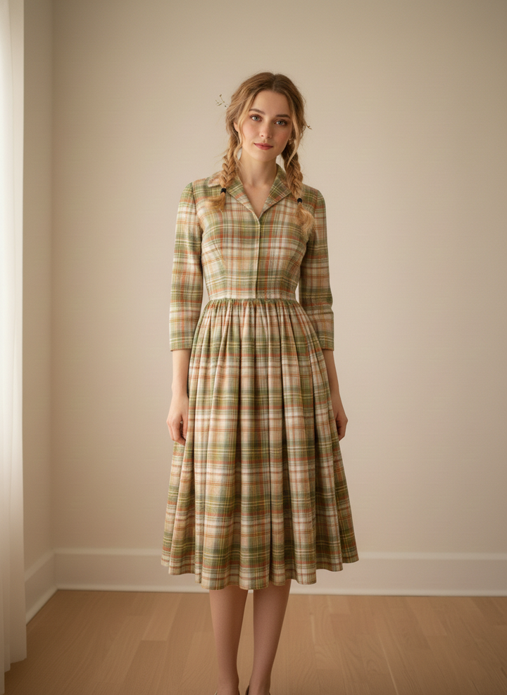 MTO - Natalie Plaid Dress