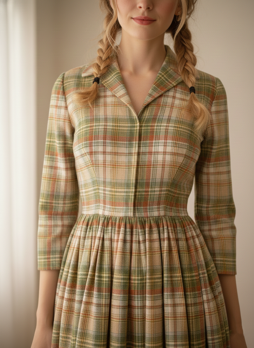 MTO - Natalie Plaid Dress