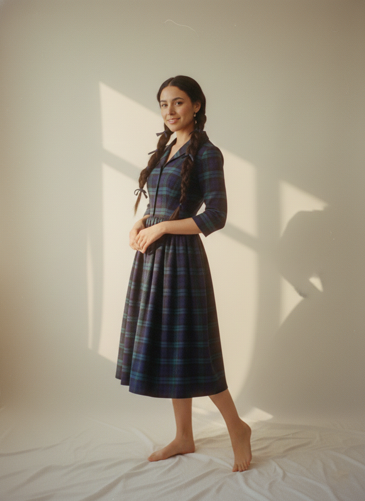 MTO - Natalie Plaid Dress