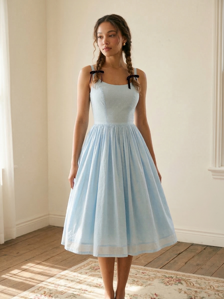 Penelope Dotted Swiss Dress