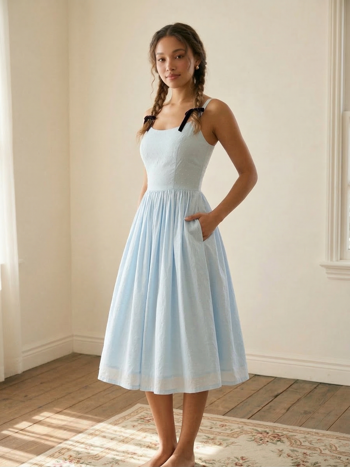 Penelope Dotted Swiss Dress