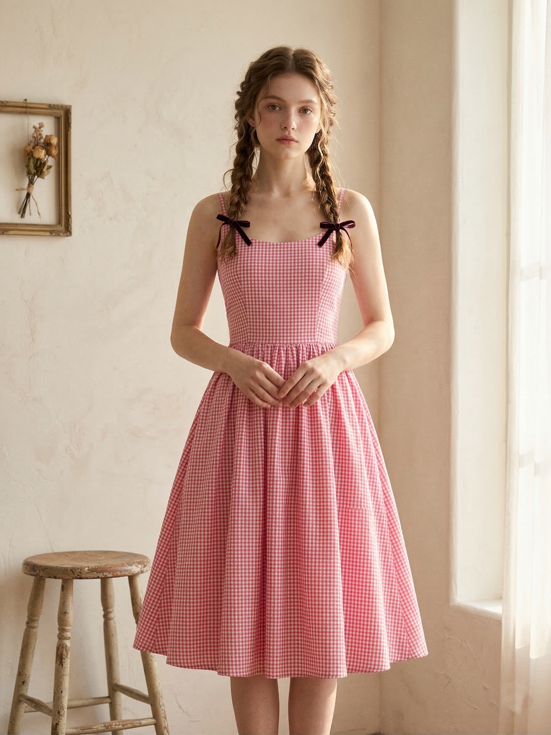 Penelope Gingham Dress