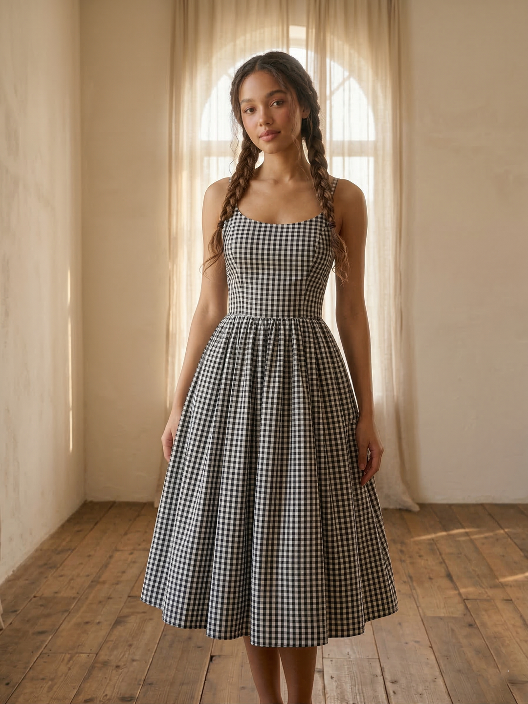 Penelope Gingham Dress