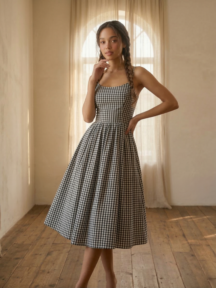 Penelope Gingham Dress