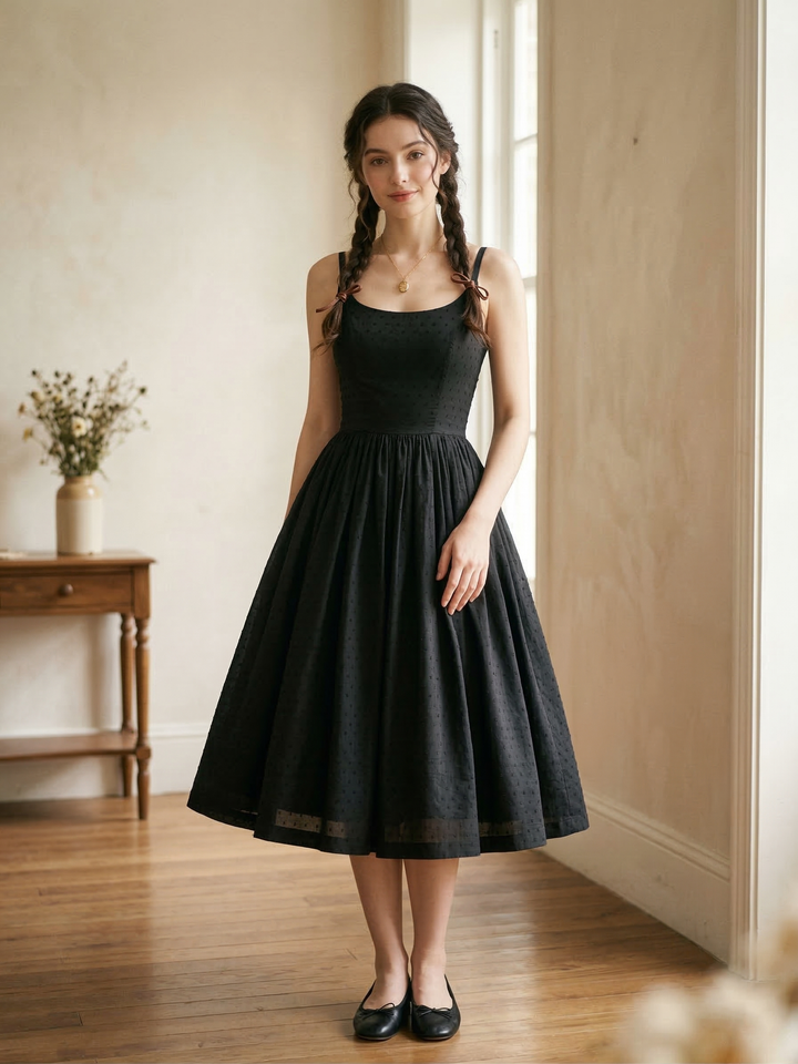 Penelope Dotted Swiss Dress