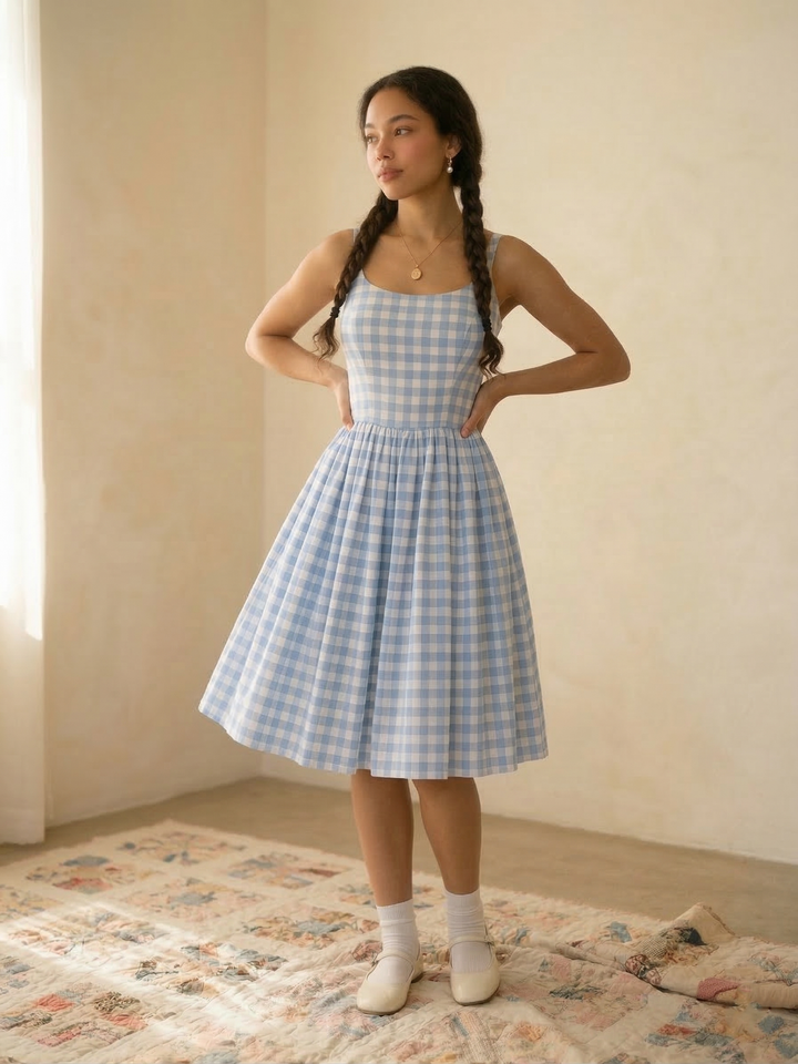 Penelope Gingham Dress