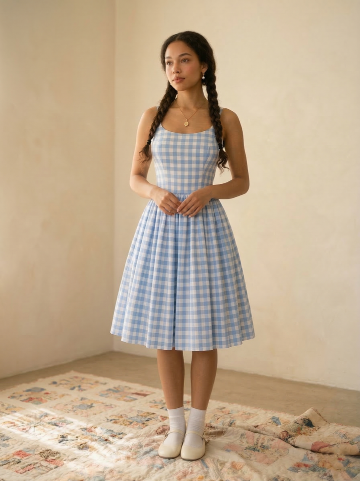 Penelope Gingham Dress