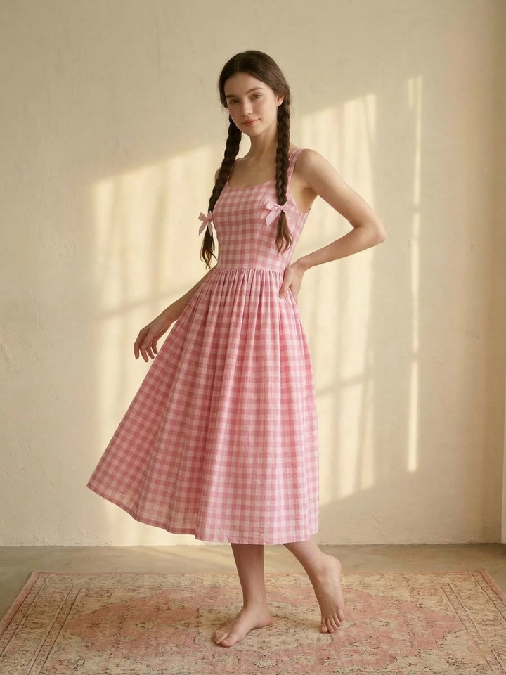 Penelope Gingham Dress