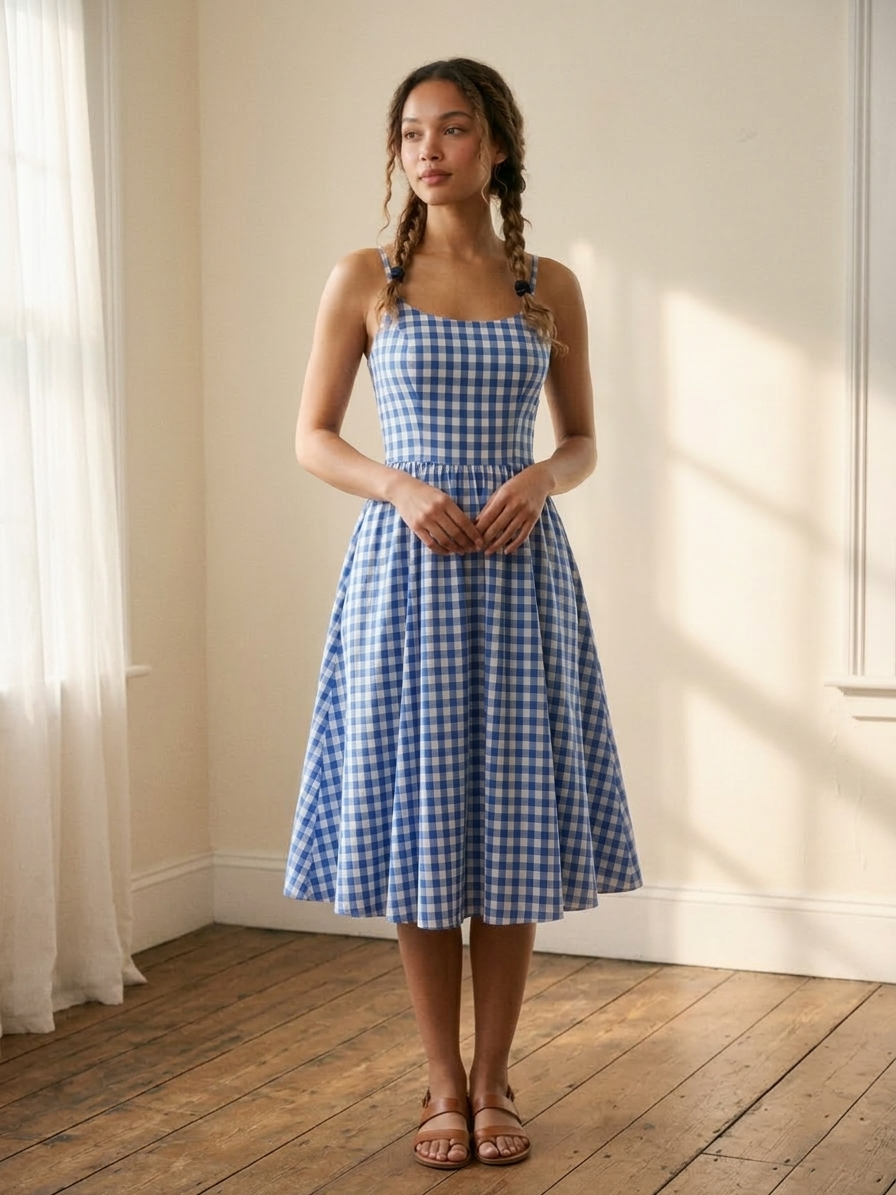 Penelope Gingham Dress